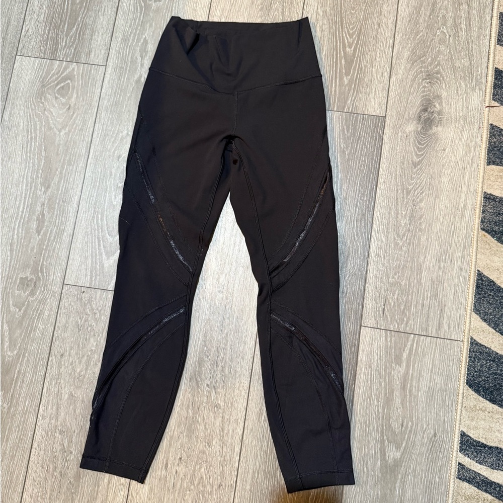 Lululemon Athletica Wunder Under 7/8 Sheer Leggings